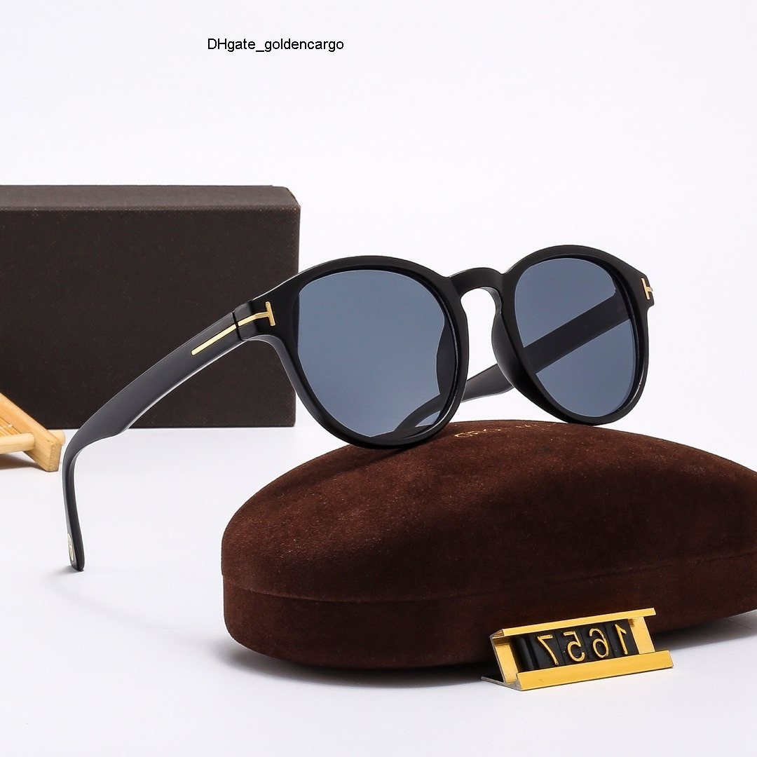 with box 1657 FF Top luxury Sunglasses polaroid lens designer womens Mens Goggle senior Eyewear For Women eyeglasses frame Vintage M TF Tom''Ford''Fordd''Sunglasses BQA7
