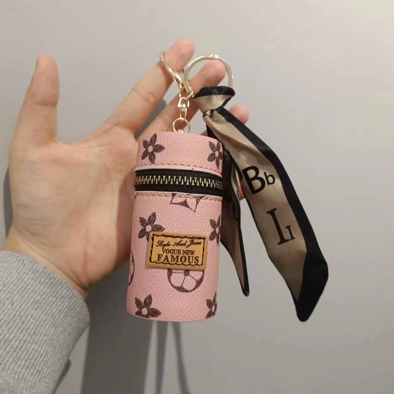 Keychain Old Flower Pendant Lipstick Bag Creative Fashion Portable Internet Celebrity Versatile ddmythur