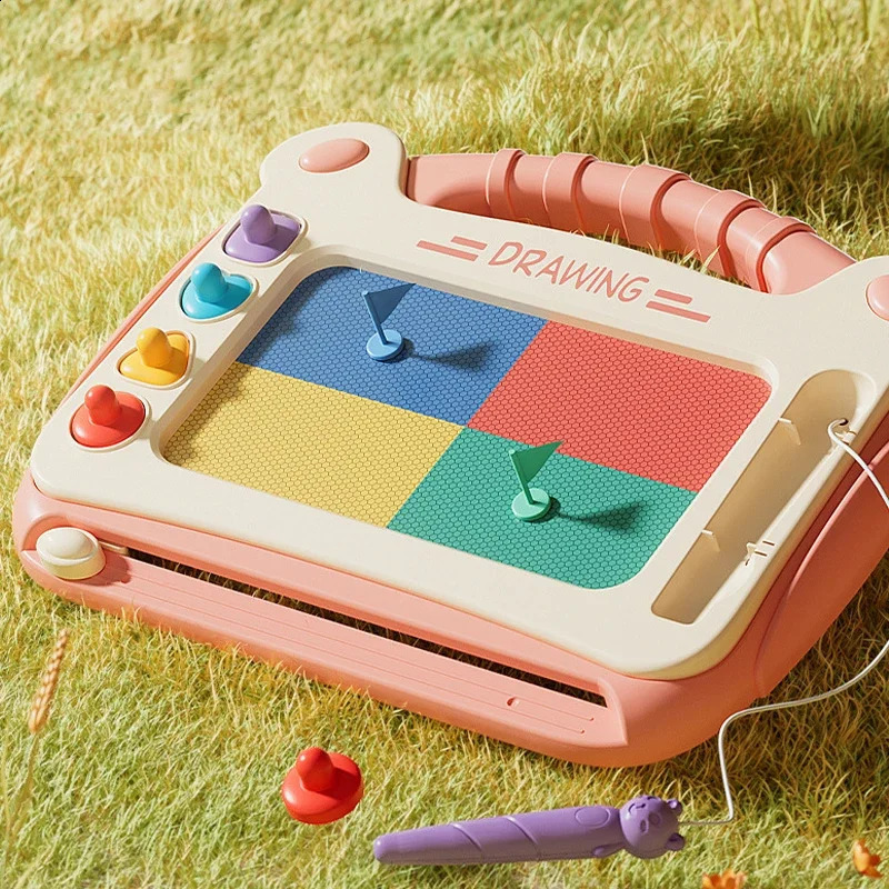 Children Cartoon Drawing Board Baby Puzzle Magnetic Writing Board Toy Graffiti Magnetic Drawing Board Montessori Toy for Kids 250827