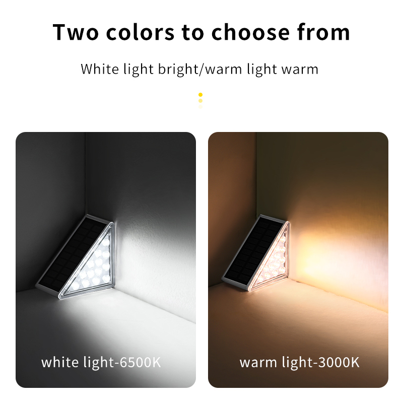 LED Step Lights for Courtyard & Ladder - Solar Energy Efficient Lighting System