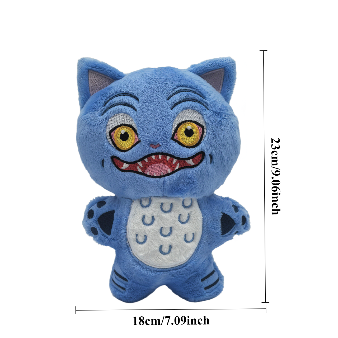 TreasuringU New Kpop Demon Plush Toys Game Hunters Tiger Stuffed Toy Doll Blue Tiger Animals Plushie Birthday Gifts Ornaments