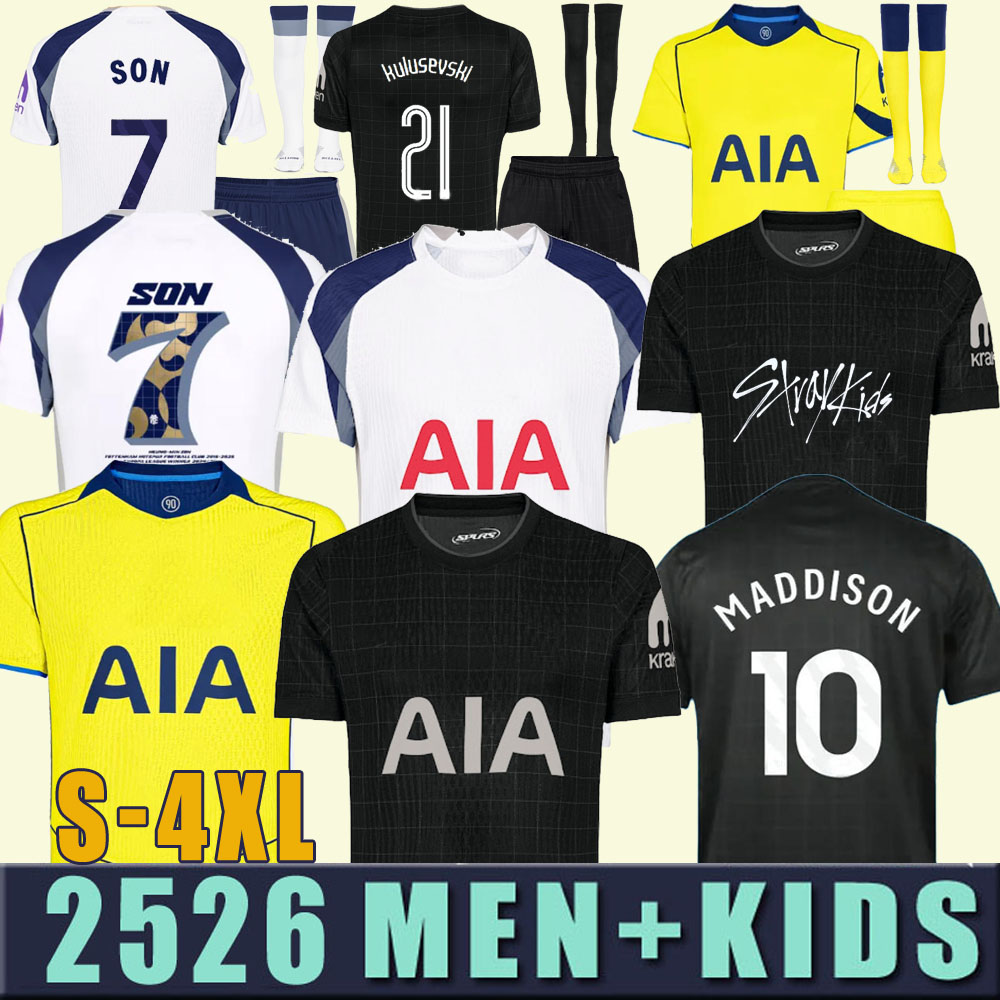 2025 2026 S-4XL SON RICHARLISON FINAL Soccer Jerseys 2024 2025 home AWAY Football shirt ROMERO KULUSEVSKI SOLANKE WERNER of the Snake tottenaham Fans players Men