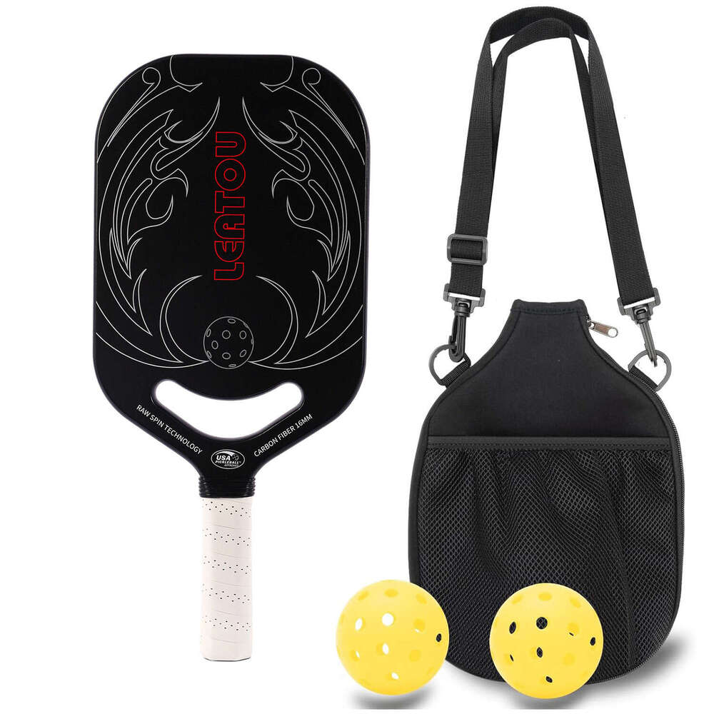 USAPA Certified T700 Carbon Fiber Hot Pressed Integrated Smile Hole Frameless Pickleball Paddle Zhejiang Professional