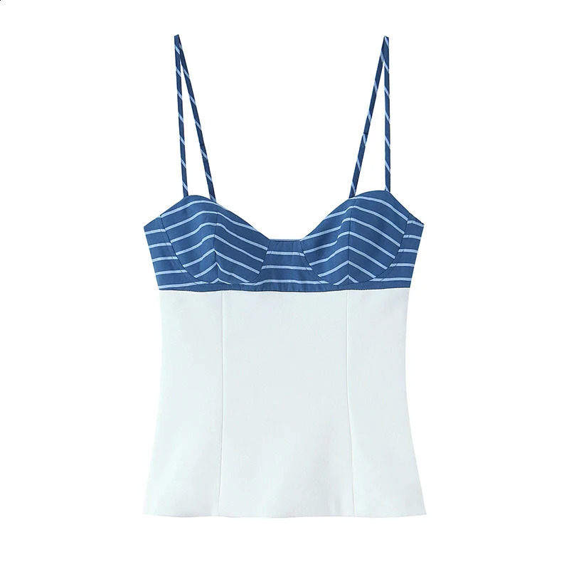 TRAF Woman Outfit Stripe Scarf Skirts Shorts Sets For Women 2 Piece Summer Short Sling Tops Two Set Womens Suits 250827