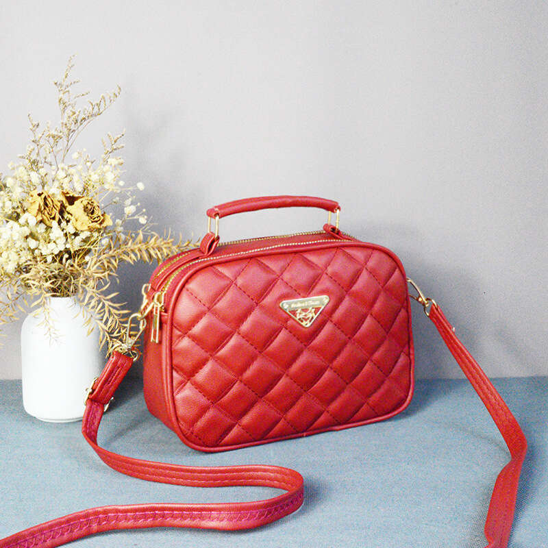 Designer Bag Women's Fashion Crossbody Handbag Small Square 2025 New Textured Niche Ladies Shoulder Bag Solid Color