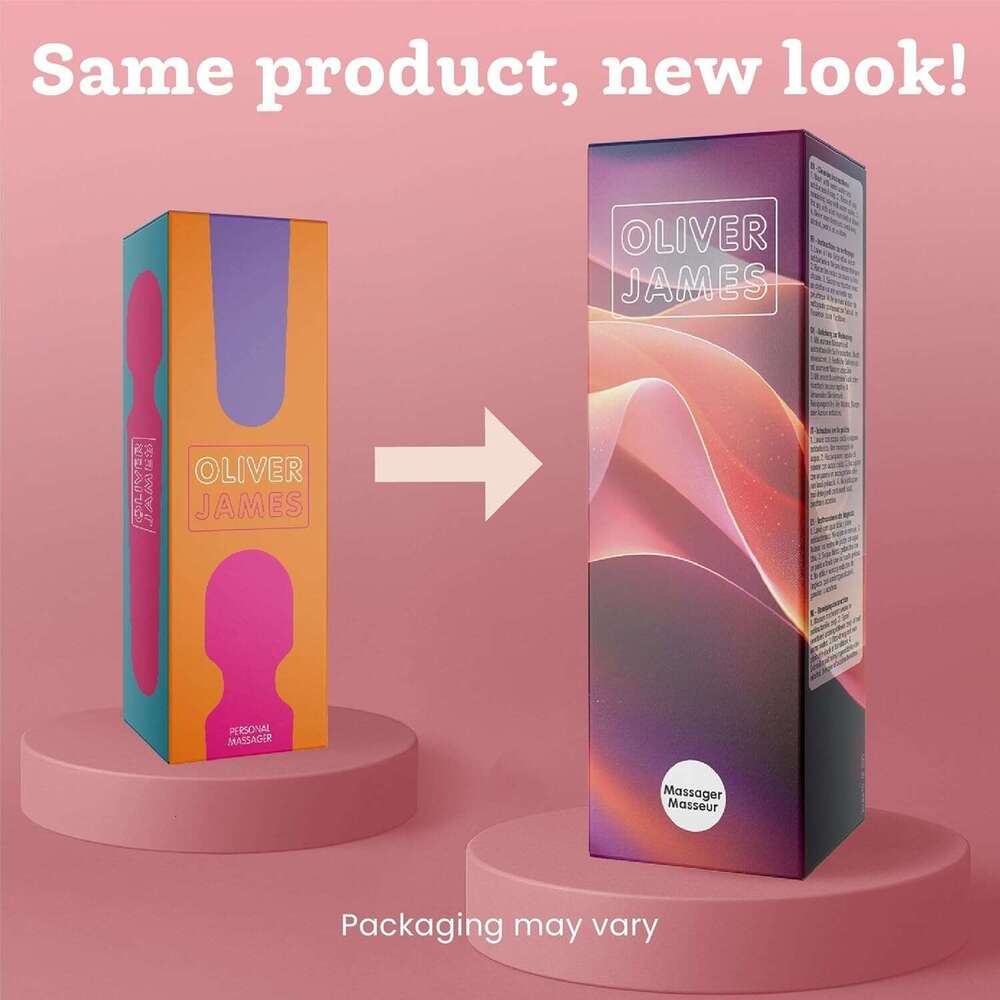 Oliver James Vibrator Wand Women Quiet Vibrating Dildo with 20 Patterns 8 Speeds Sexual Pleasure Adult Sex Toys Woman and Clit Stimulator Vibrators | 