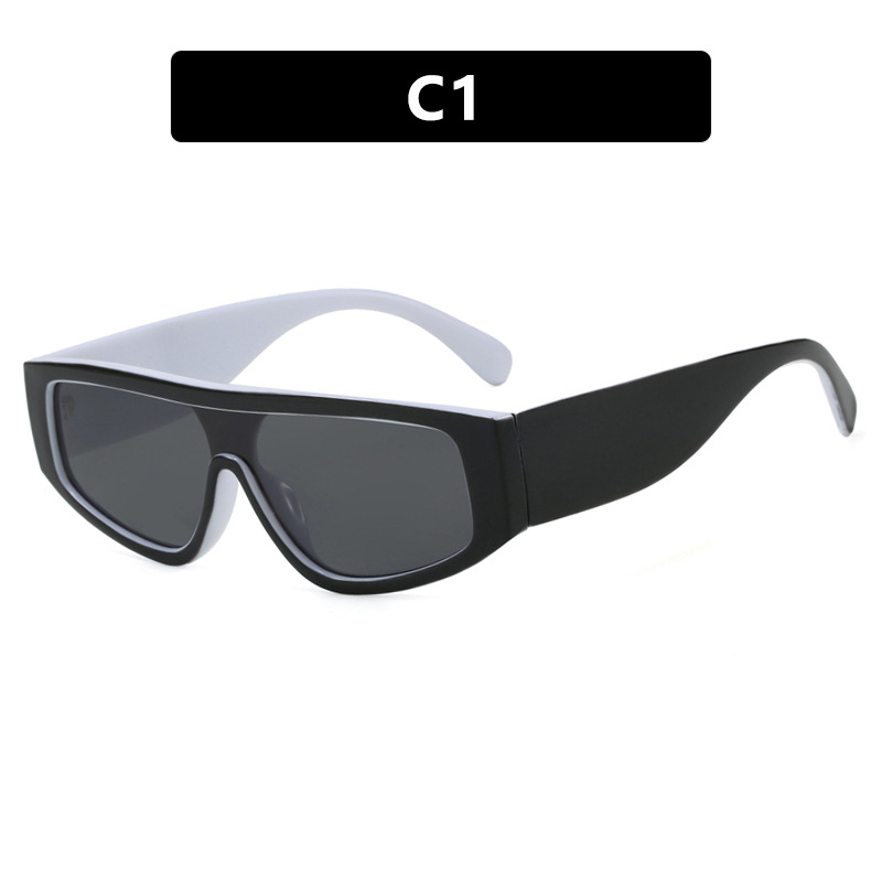 2025 Trendy Cat Eye Two Tone Sunglasses for Women Stylish UV Protection Shades