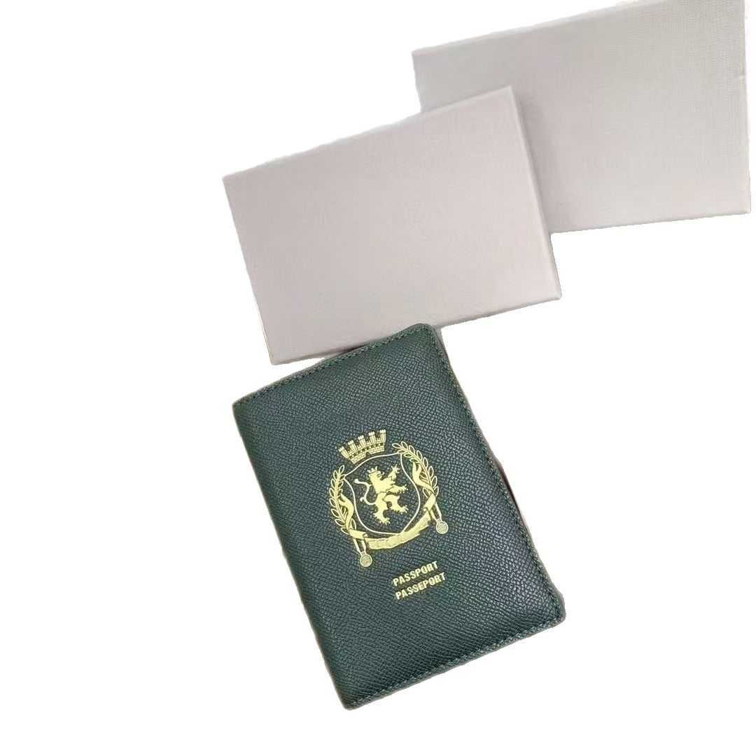 New Paris Document Passport Leather Wallet INS Travel Blogger Same Style Multi Functional Card Holder Passports wallets