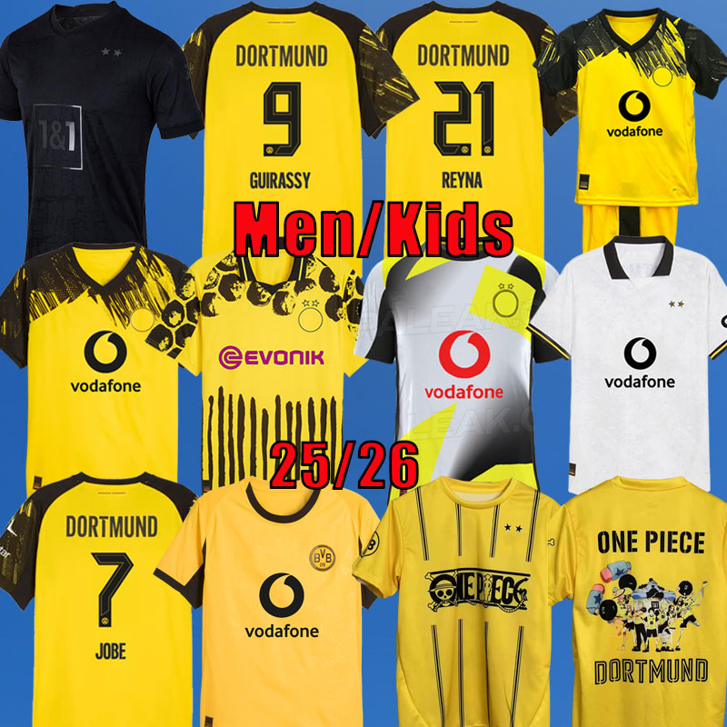 25 26 HALLER soccer jersey special all black JOBE dortmunds trikot BVBs GUIRASSY 25 26 SABITZER football shirt ADEYEMI BRANDT men kids Kits Borussias trikots