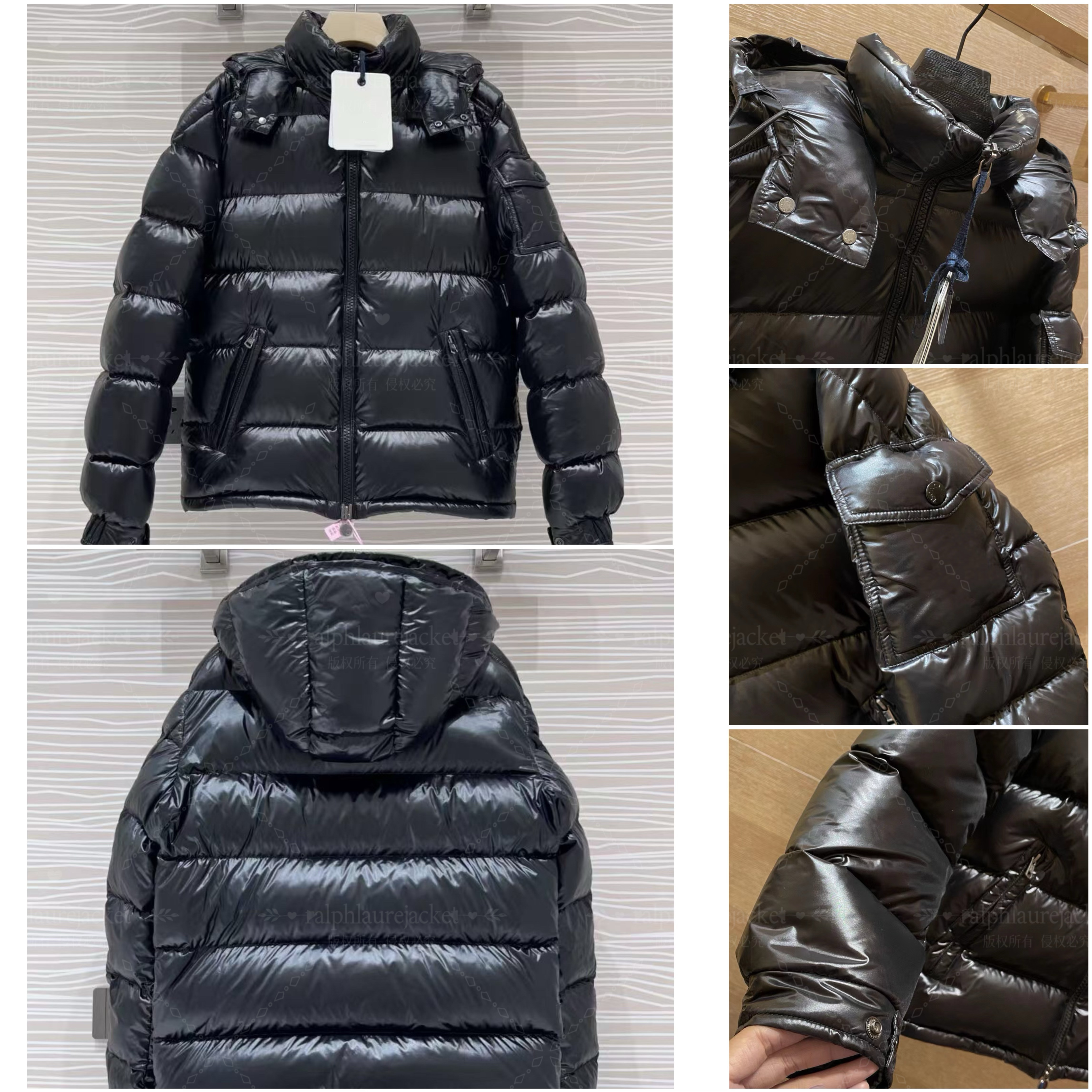 Designer Puffer Jackets Winter jacket Mens coat men parka thick warm hooded NFC Arm Scan jacket women zipper outwear coats High quality mens jacket Asian size S-5XL