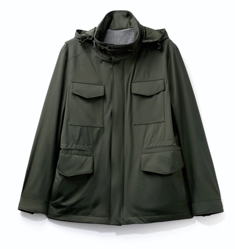 Men's wool traveler hunting coat windbreaker jacket men's coat