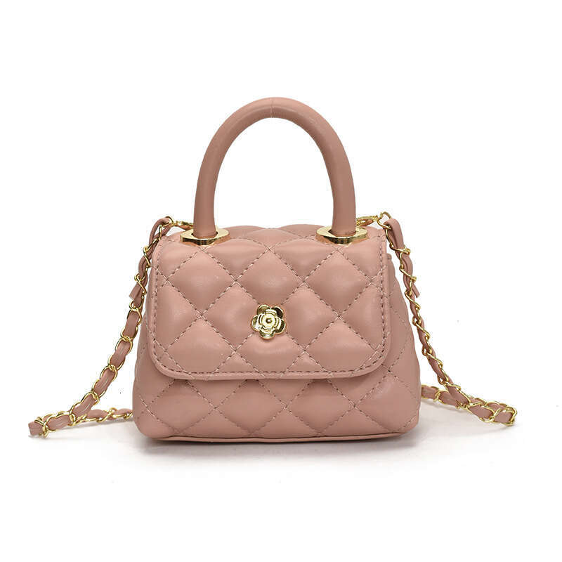 Handbag Korean Style Small Chanel Camellia Fashion Chain Quilted Mini Coin Purse Versatile Casual Crossbody Bag for Women