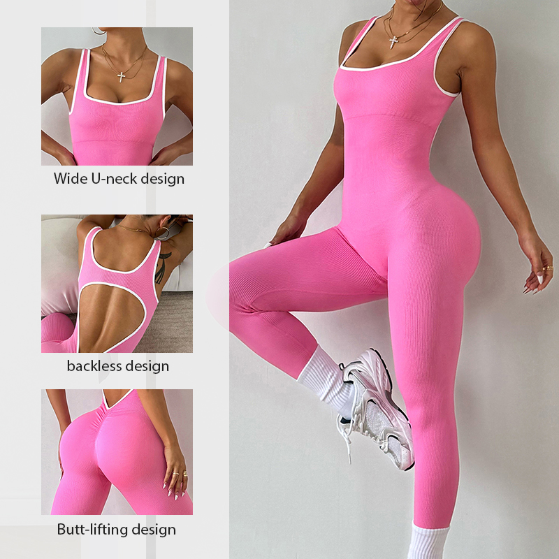 Stylish Crossback Exercise Onesie for Ladies Optimal Mobility Fit for Gym Sessions