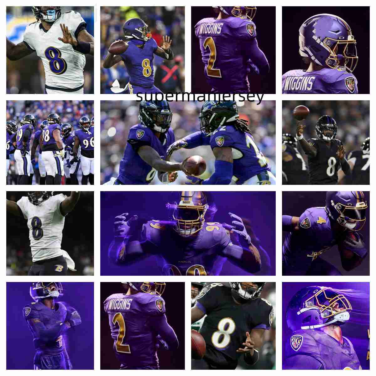 8 Lamar Jackson 2026 Custom football JERSEY MEN women 4 Zay Flowers 14 Kyle Hamilton 89 Mark Andrews 22 Derrick Henry 0 Roquan Smith 99 Odafe Oweh Ravenss