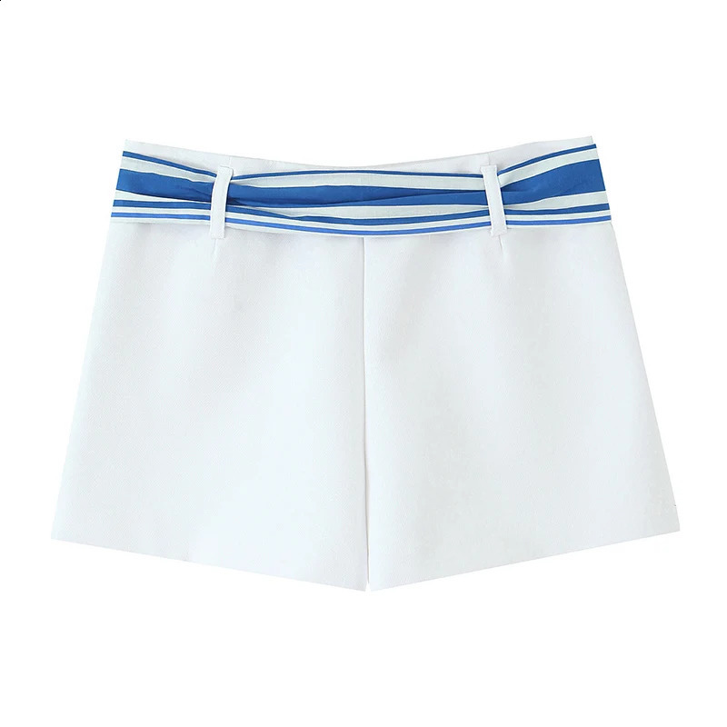 TRAF Woman Outfit Stripe Scarf Skirts Shorts Sets For Women 2 Piece Summer Short Sling Tops Two Set Womens Suits 250827