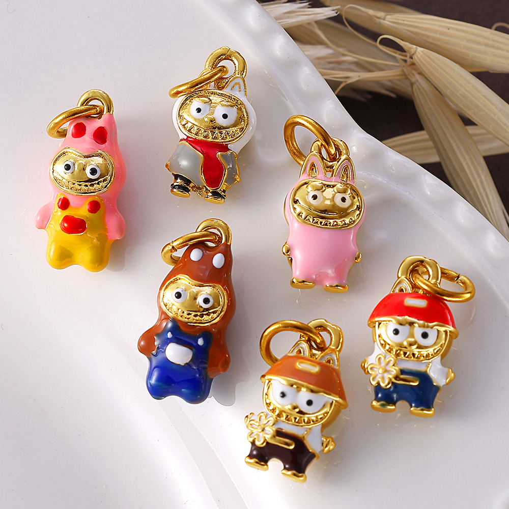Necklaces Pendants Pendant Necklaces fashionable cartoon pendant stylish pendant Chic Labubu Jewelry Kits with Distinctive Toy Character Accents