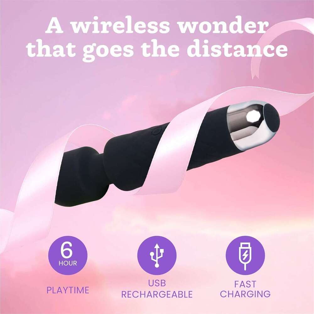 Oliver James Vibrator Wand Women Quiet Vibrating Dildo with 20 Patterns 8 Speeds Sexual Pleasure Adult Sex Toys Woman and Clit Stimulator Vibrators | 