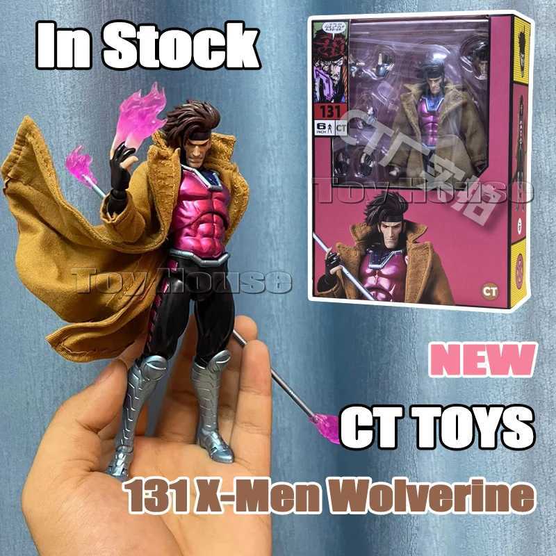 In Stock Ct Toys Gambit Figure Mafex 131 XMen Wolverine Shf Anime Action Figure Statue Model Kids Toy Customized Gift W250827