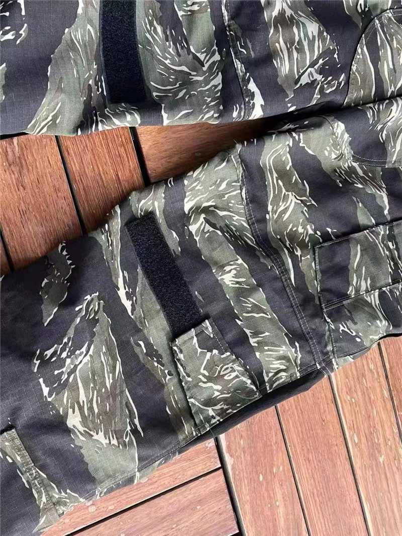 G3 Tiger stripe pattern JWD Tactical Pants Camo Combat Pants Trousers Hunting Airsoft Hiking Outdoor Sports Shooting Training H250826