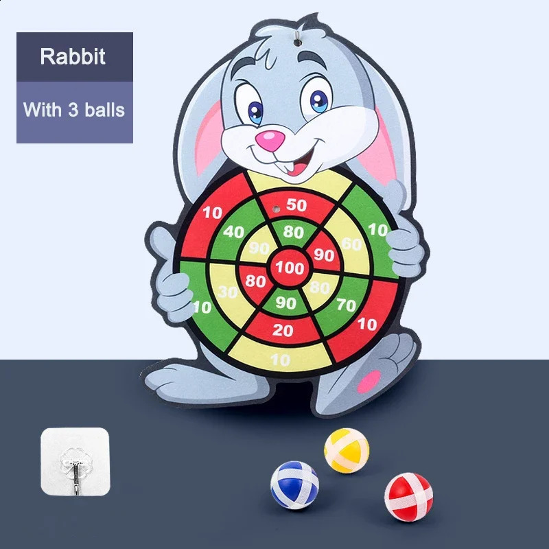 Educational Games Dart Board Toy Stickey Ball Dart Indoor Sports Montessori Games for ren 3 to 7 Years 250826