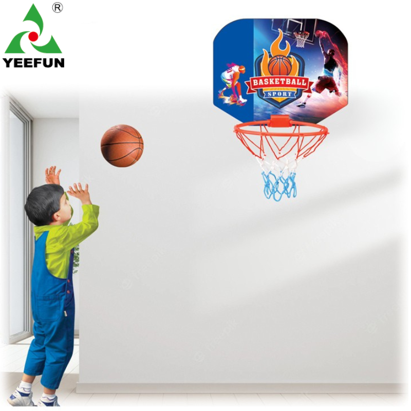 Indoor Mini Basketball Hoop Set for Kids - Eye - catching Basketball Sport Backboard and Play Ball