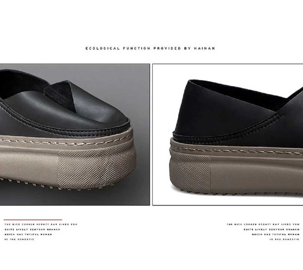 Genuine Leather Mens Shoes Fiable E Foot Rubber Outdoor Sports Moccasin Shoes Mens Soft Casual LoafersXJ250827