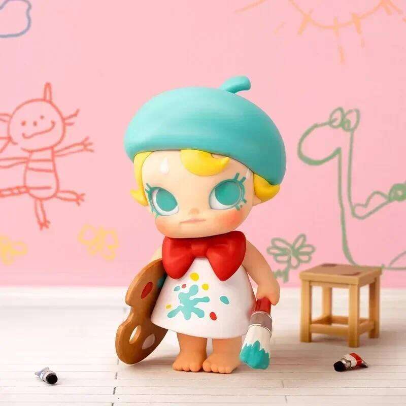 Original Baby Molly When I Was Three Series Blind Bag Mystery Box Toys Doll Cute Anime Figure Ornaments Collection