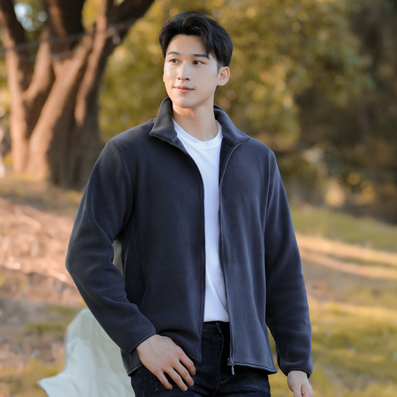 couples warm fleece jacket windproof thermal stylish for cozy togetherness