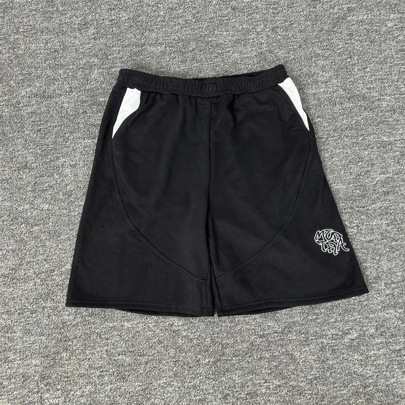 Men's Shorts 2025 Summer Casual Fashion Embroidery Mertra Men Women Jogger Drawstring Black Breeches Quality Cotton