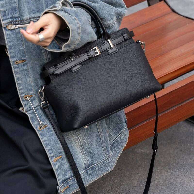 YANATARI Genuine Woman Shoulder Handbags Ladies Crossbody Bags Designer Minimalism Bag Cattle Leather