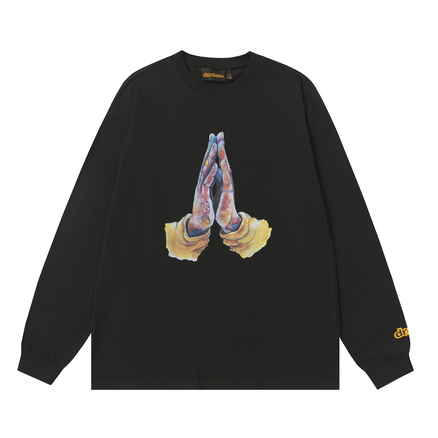 Drew House New drew palm T Shirt Men's and Women's Long Sleeve Tshirt Designer Luxury