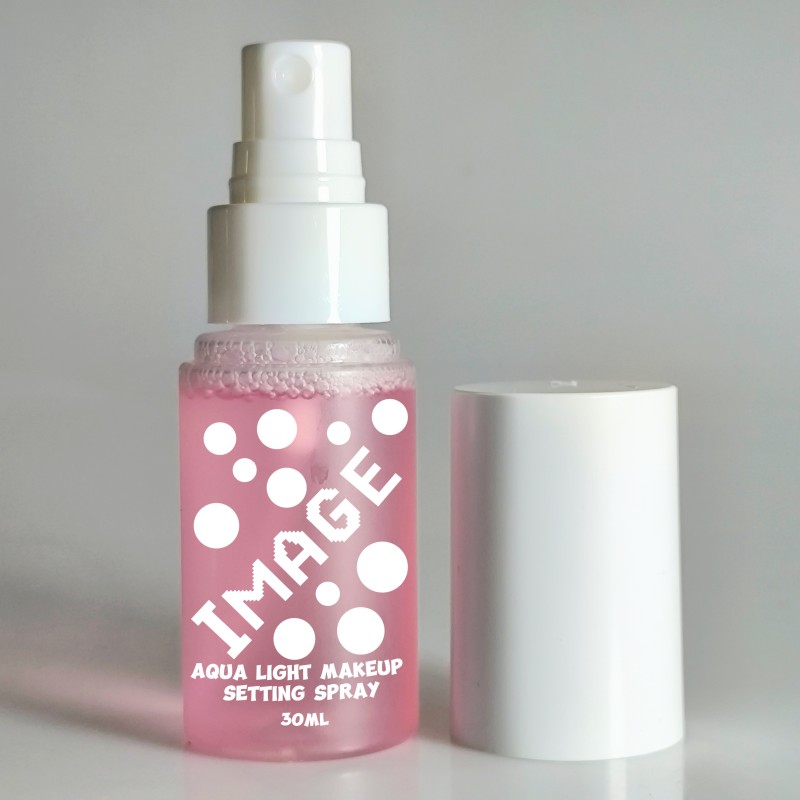 Custom LOGO 30ml Compact Pink Aquatic Lighting Makeup Fixing Mist Travel-Friendly Skin Enhancer