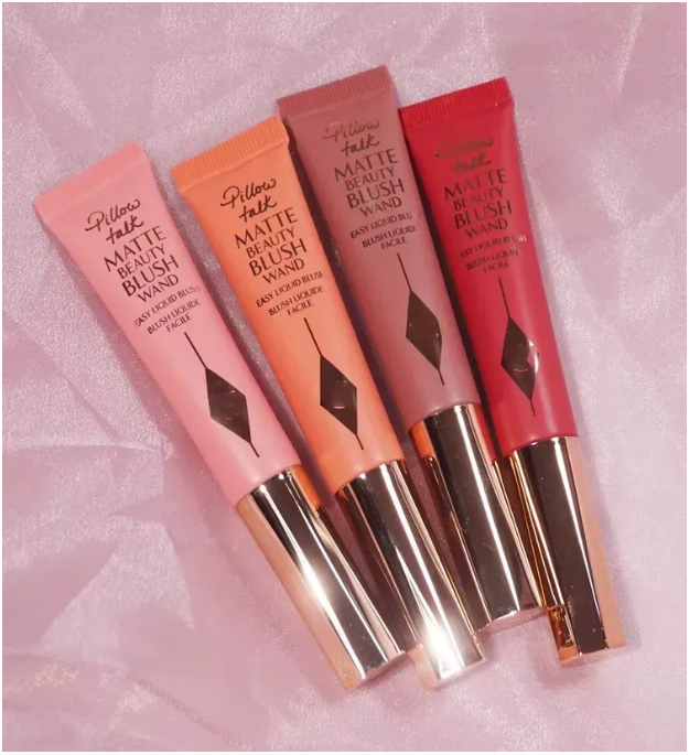 Luxury brand Face Blush Pillow Talk MATTE BEAUTY BLUSH WAND EASY Liquid BLUSH PEACH POP DREAM POP PINK POP PILLOW TALK 4 Colors Face Blusher 12ml