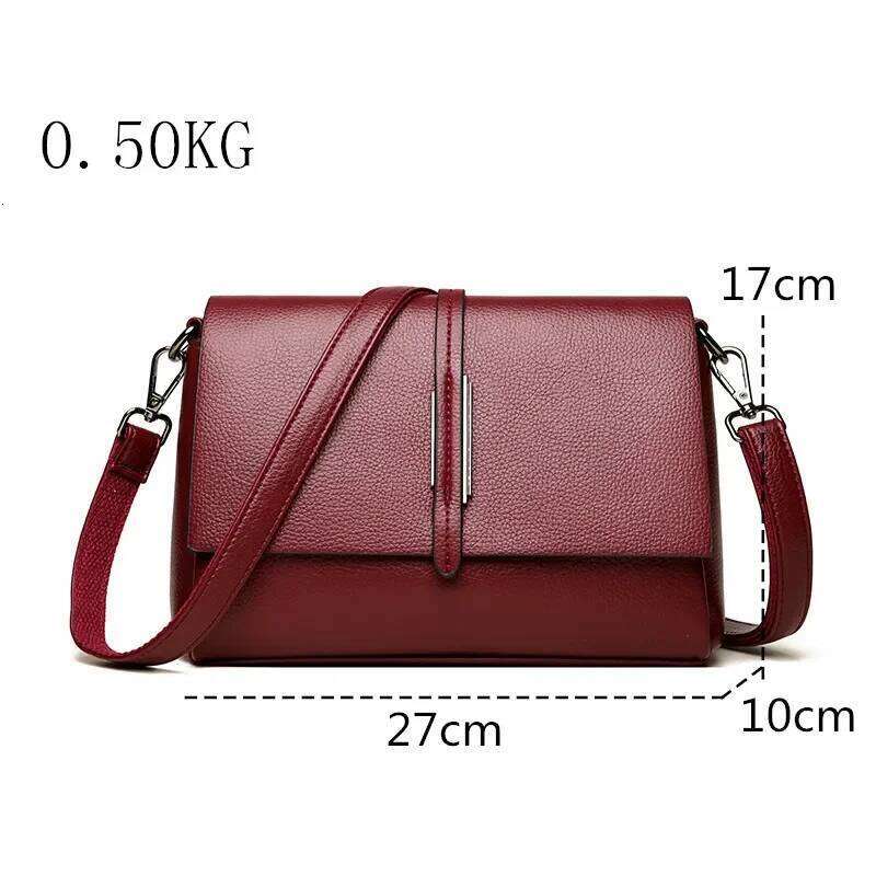 Genuine Soft Handbag Fashion Women High Quality Leather Shoulder Crossbody Bag Female Messenger Bags Purse Totes