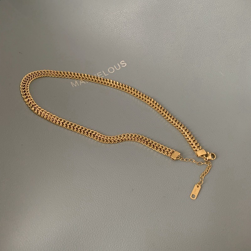 Dubai Copper Link Chain Bracelets for Unisex 18K Gold Plated Wristband Miami Curb Punk Classic Hand Jewellery Party Gift 250320
