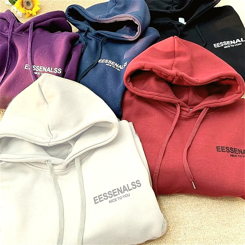 8XL Hoodie Pullover Loose Fit Simple Letter Print American Mens Clothing And Couple Fashion 250827