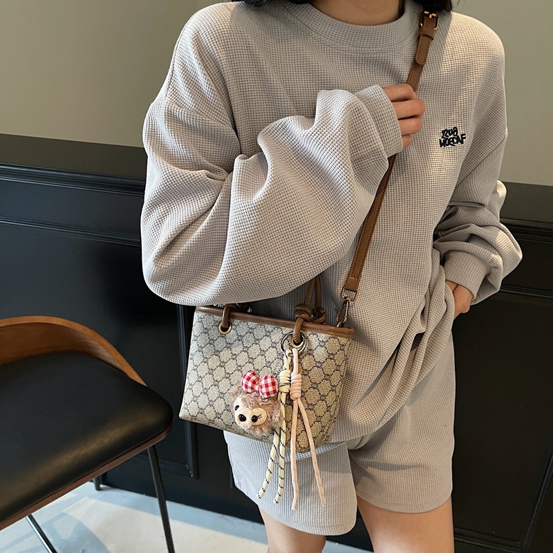 Vintage Print Basket Designer Bag Bucket Bag For Women Luxury Bag Exquisite Handbag Light Luxury High Value Free Delivery To Your Door Single Shoulder