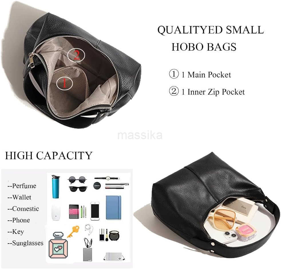 2025 Hobo Handbags Vegan Leather Shoulder Bags for Women Clutch Y2K Purse Handbags Tote Bag M250910