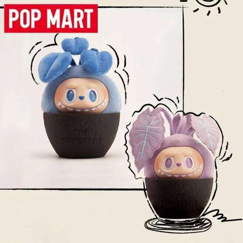 POP MART Labubu Mystery Naughty Plants Series Blind Box Bag Toys Doll Anime Figure Desktop Ornaments Collection Gift