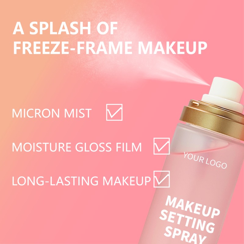 Private Label Waterproof & Moisturizing Makeup Setting Spray with Rosewater Scent OEM/Custom Brand Available