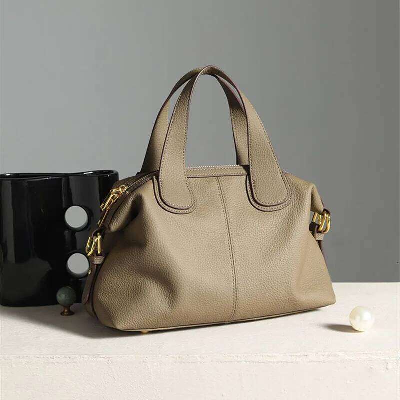 XMESSUN New Trendy Women's Natural Cow Leather Tote Fashion Designer Ladies Large Capacity Shoulder Crossbody Bag