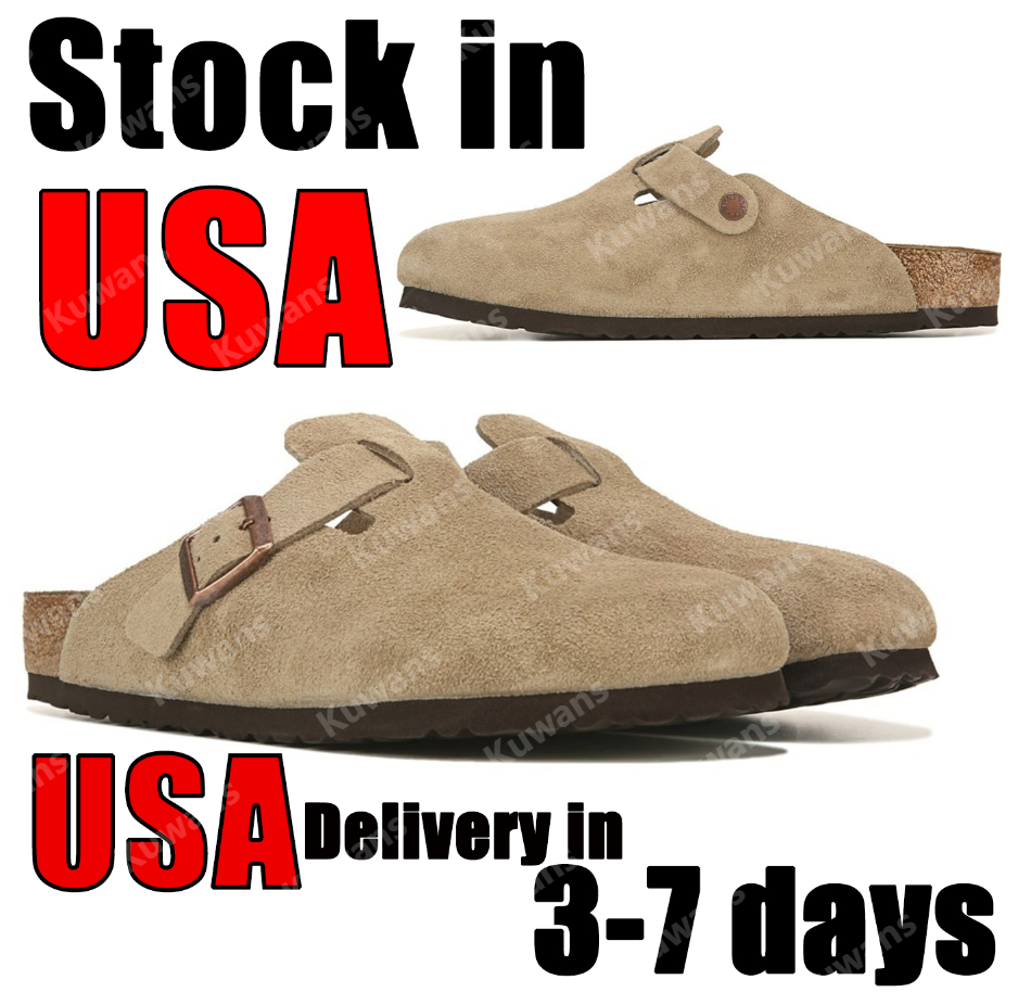 Clogs Slippers Designer Clog Sandals Cork Flat High Quality Fashion Summer Genuine Leather Slide Favourite Beach Casual Shoes Women Men Slippers 35-46