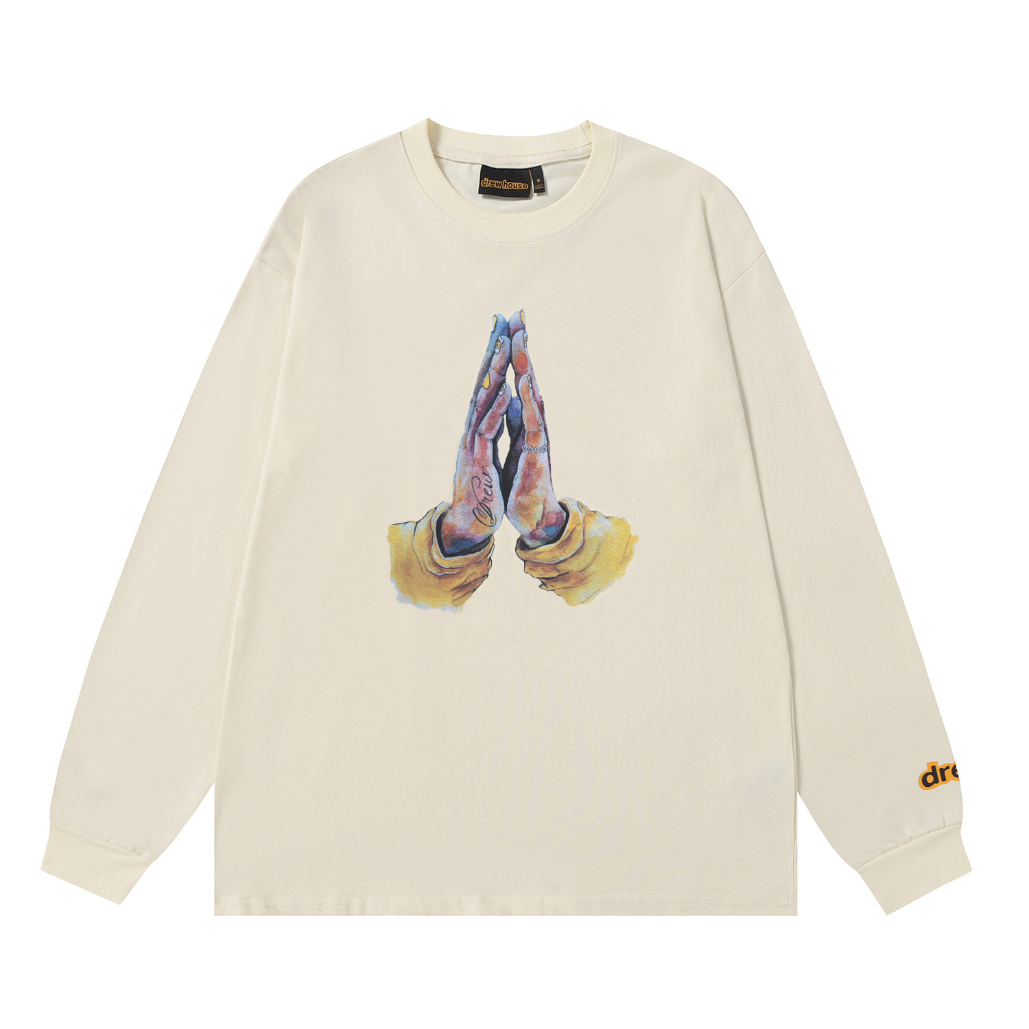 Drew House New drew palm T Shirt Men's and Women's Long Sleeve Tshirt Designer Luxury