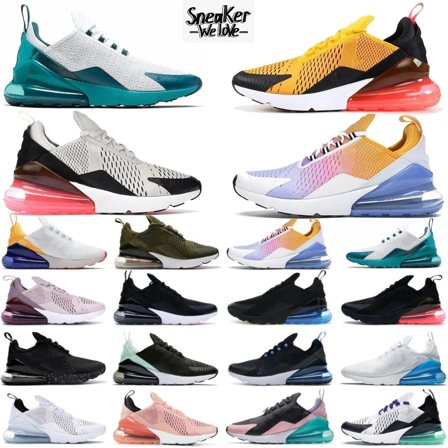 270 270s Designer Running Shoes Triple Black Core White Atmosphere Anthracite Brown University Red Photo Blue Men Women trainers Sports Sneakers platform shoe