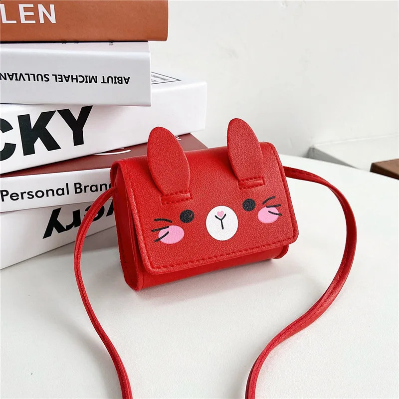 Childrens Accessories Small Shoulder Bag Cute Rabbit BabyGirls Crossbody Bags Cartoon Kids Boys Mini Coin Purse Handbags 250828