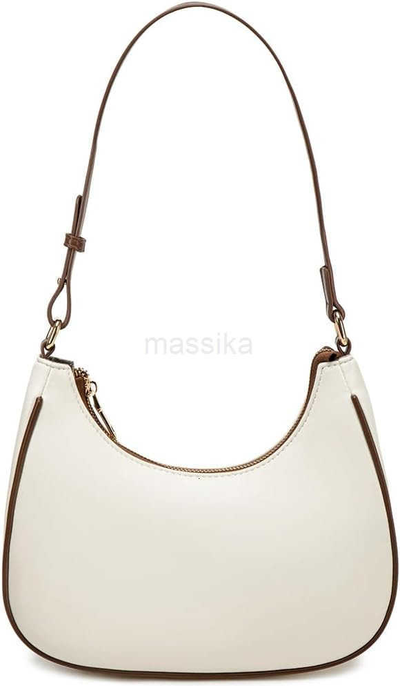 Crescent Shoulder Bags for Women Cute Hobo Tote Handbag Under the Arm Purses Mini Clutch Purse with Zipper Closure M250910