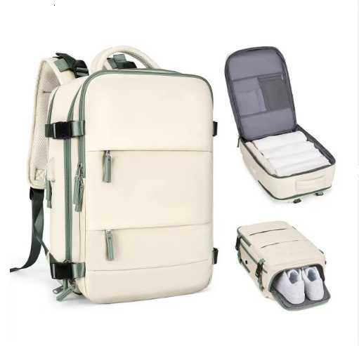 Passenger carry-on backpack, student schoolbag, multi-functional travel luggage, computer backpack S250729
