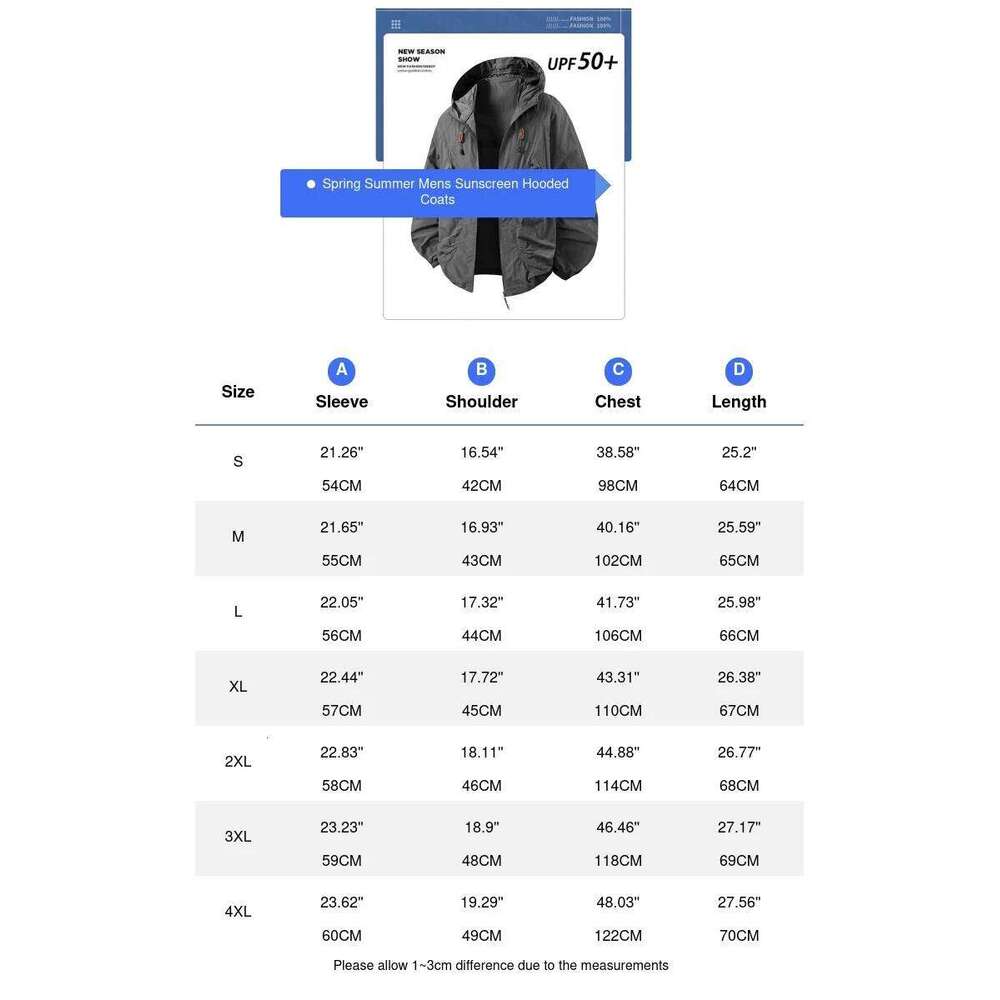 Spring Summer Mens Lightweight Hiking Jacket Outdoor Suncreen Breathable Hooded Coats Men Quick Dry Sports Fishing Jackets