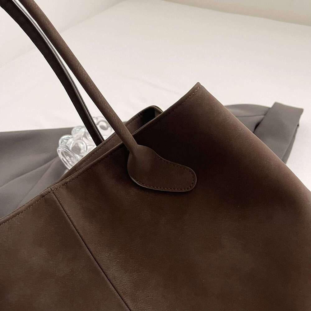 Elegant Faux Suede Handbags Women England Style Solid Casual Totes Large Capacity Designer Shoulder Lady Retro Female Bags