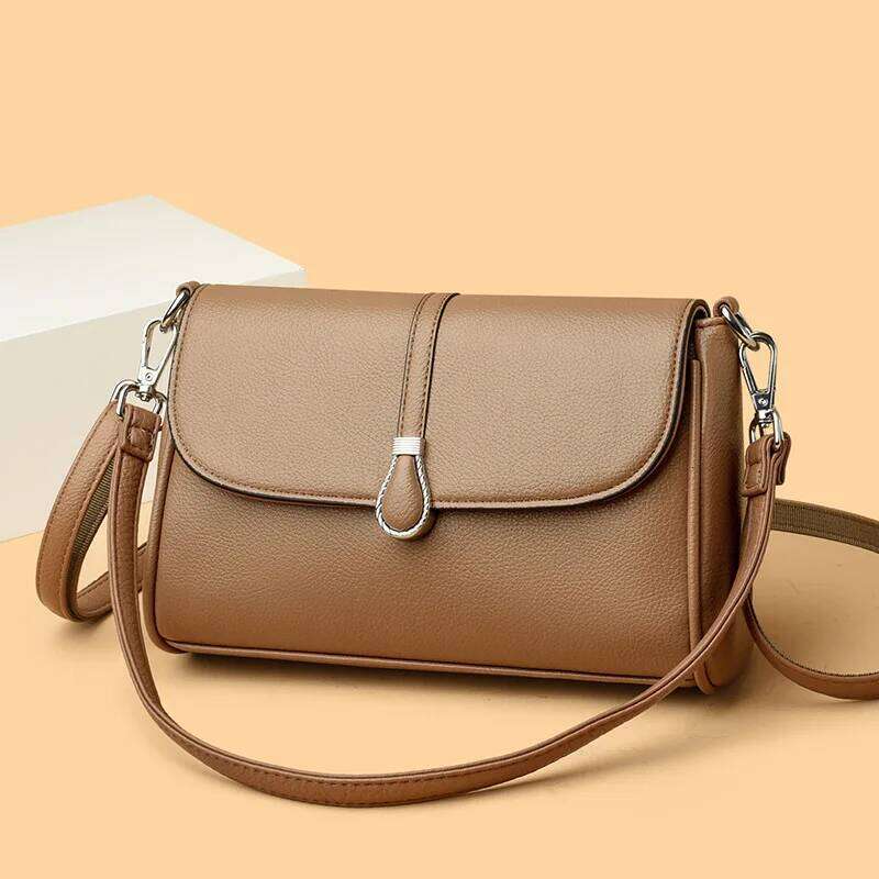 2025 New Temperament Simple And Versatile Shoulder Messenger Women's Middle-Aged Mother Bag